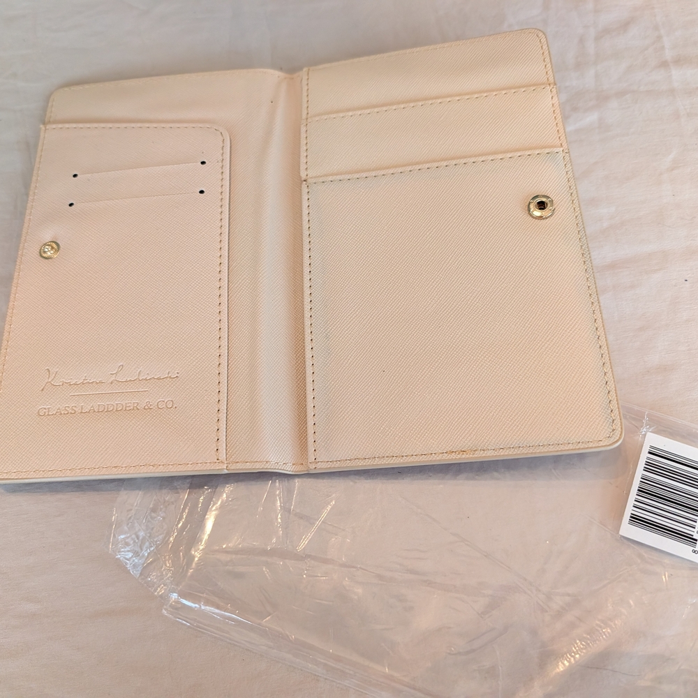 Cream Leather Wallet